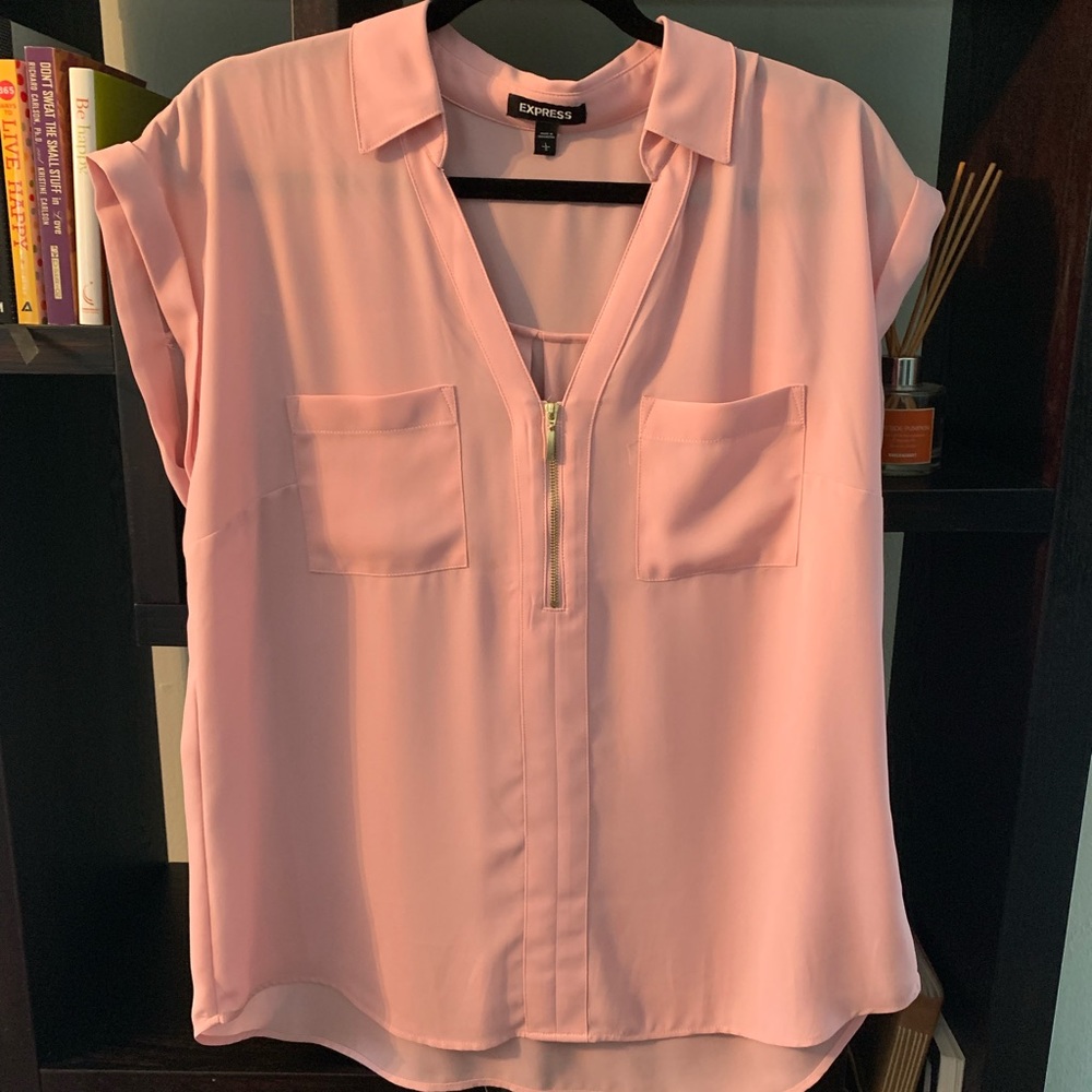 EXPRESS Baby Pink Blouse - Express size Lg